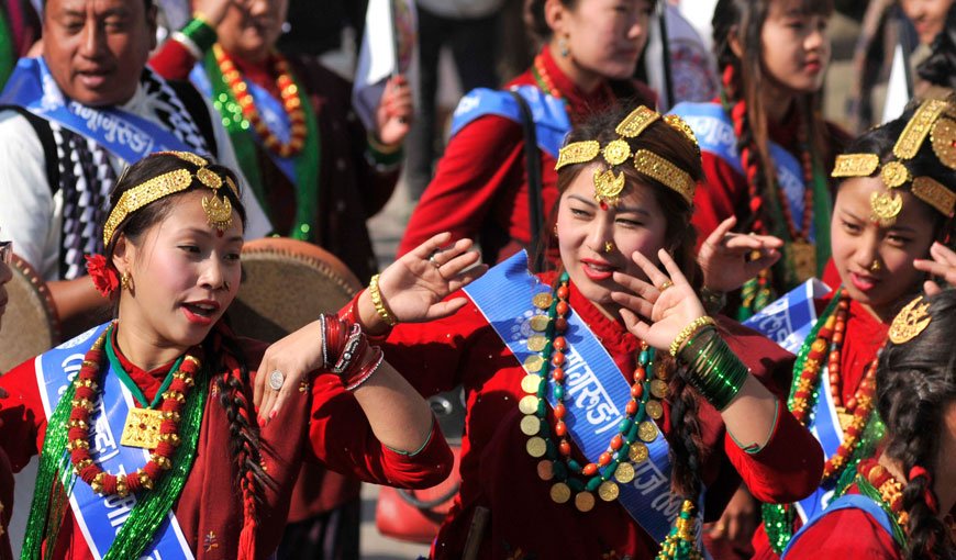 ग्याल्पो ल्होसारको उपलक्ष्यमा पदयात्रा