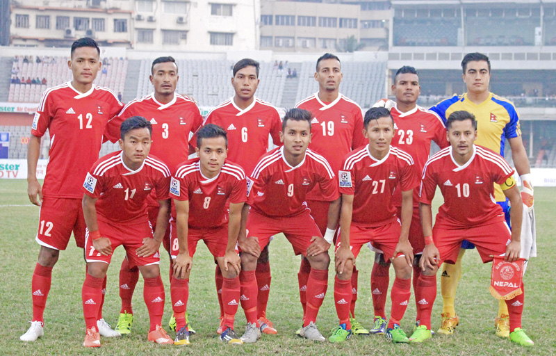 Nepal-national-football-team साफ च्याम्पियनसिपका लागि खेलाडी छनोट