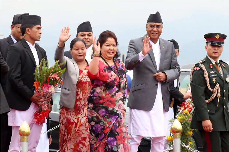 deuwa प्रधानमन्त्री देउवा न्यूयोर्क