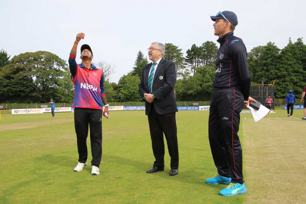 लिग टु क्रिकेट : नेपाल नामिबियासँग ४० रनले पराजित