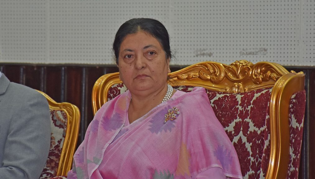 Bidhya-Devi-Bhandari गिरिको निधनले सिद्धान्तनिष्ठ व्यक्तित्व गुमायौं : राष्ट्रपति