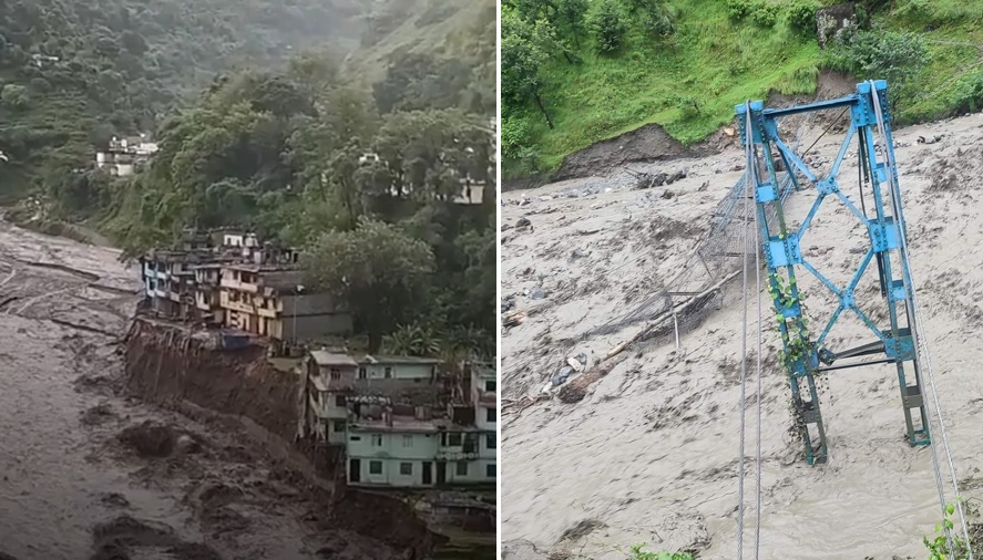 darchula-badhi दार्चुलामा बाढीको बितण्डा: १३ घर बगायो, ४ जना बेपत्ता
