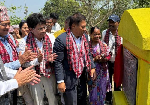 पूर्वाधार निर्माणमा जोड दिनु आवश्यक : उपप्रधानमन्त्री सिंहद्वारा लोहन्द्रा पुल उद्घाटन