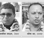 धनुषा क्षेत्र नं. ३ मा मतदाता रिझाउँदै उम्मेदवार