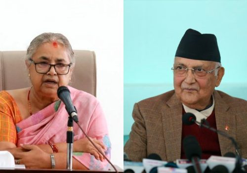 प्रधानमन्त्री कार्कीसँगको भेटमा ओलीले उठाए निष्पक्ष निर्वाचन हुनेमा प्रश्न