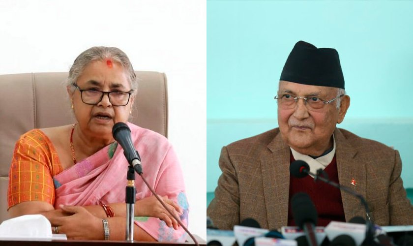 प्रधानमन्त्री कार्कीसँगको भेटमा ओलीले उठाए निष्पक्ष निर्वाचन हुनेमा प्रश्न